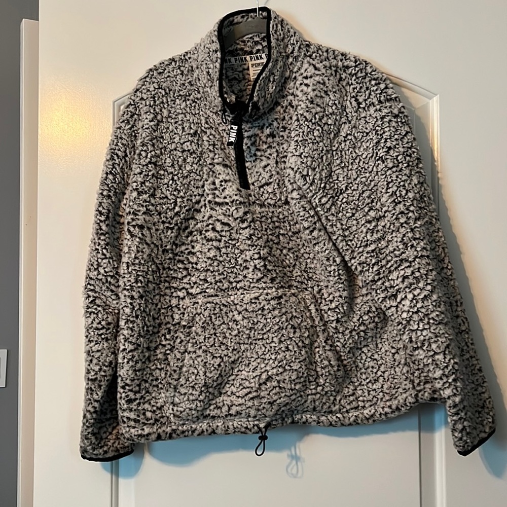 Pink Sherpa sweater